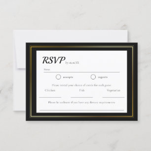 Réponse simple et minimaliste pour un mariage