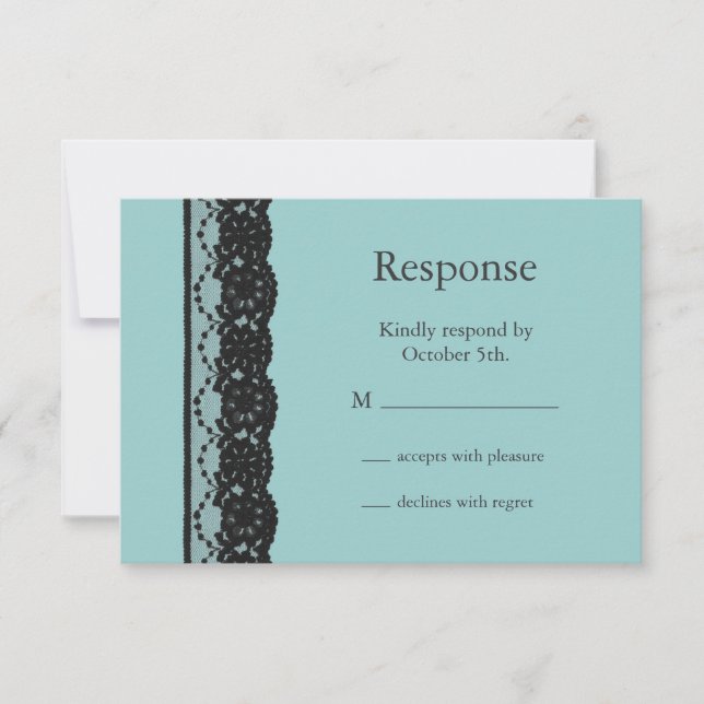 Réponse Teal French Lace (Devant)