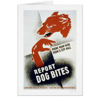 Report Dog Bites 1941 WPA