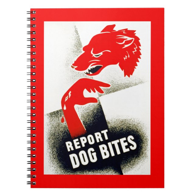 Report Dog Bites Notebook (Front)