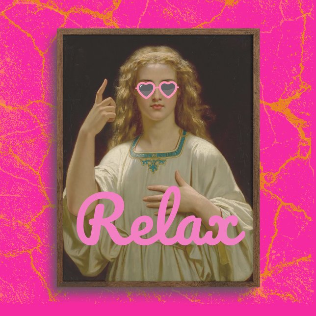 REPOS Poster d'art Vintage modifié (Créateur téléchargé)
