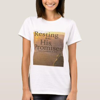 Repos sur son T-shirt de promesses