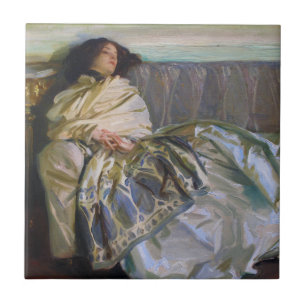 Repose by John Singer Sargent Tile
