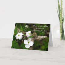 "Repose dans le Seigneur" - Carte d'Ecriture