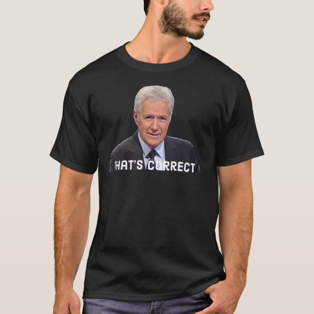 Repose En Paix Alex Trebek Classic T-Shirt (Devant)