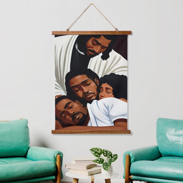 Repose en sa présence Tapisserie en bois recouvert (Salon)