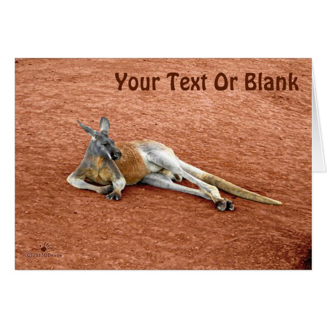 Repose Red Kangaroo Buck (Devant horizontal)