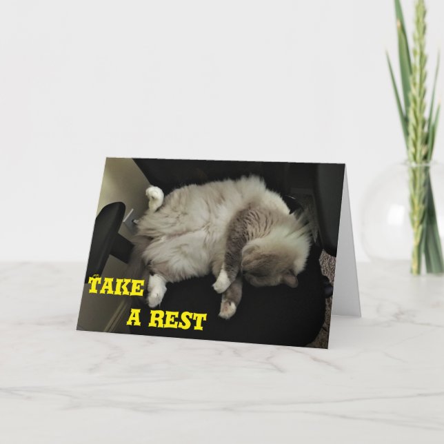 Repose-toi, carte (Devant)