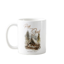 Repose-toi sur ton âme Christian Boho Coffee Mug