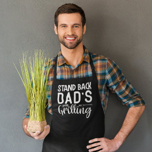 Reposez-vous BBQ Grillant Papa Grand tablier noir