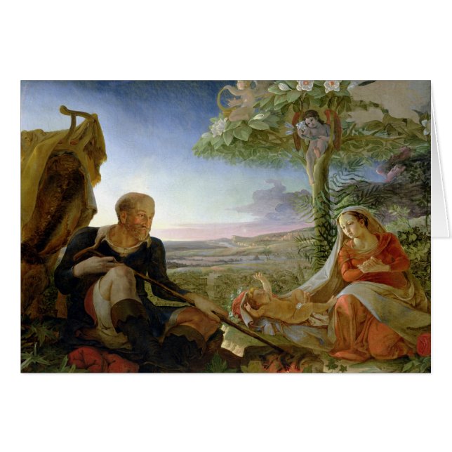 Reposez-vous sur le vol en l'Egypte, 1805-6 (Devant horizontal)