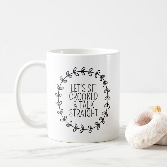 Reposons la tasse droite tordue et d'entretien (Avec donut)