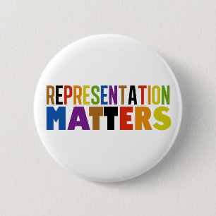 Representation Matters Rainbow Diversity 2 Inch Round Button
