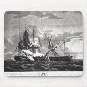 Representation of the US frigate, Mouse Pad