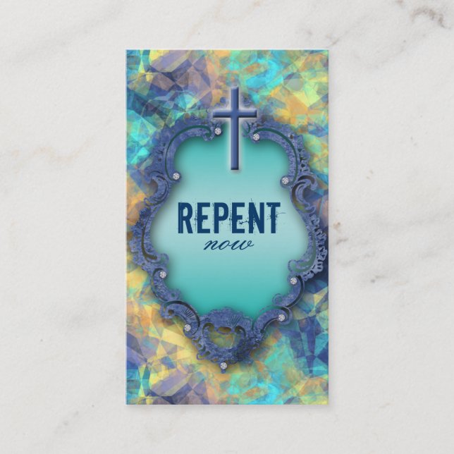 Représenter maintenant Carte de visite religieux (Devant)