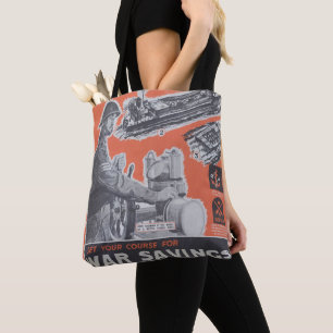 Reprint of British wartime poster. Tote Bag