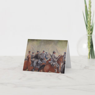 Reprise de la guerre civile Carte pour notes d'art