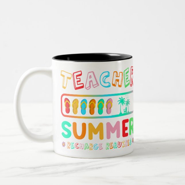Reprise estivale de l'enseignant Nécessité Mug de  (Gauche)