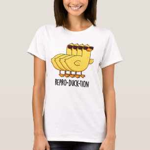 Repro-duck-tion Funny Animal Duck Pun  T-Shirt