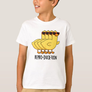 Repro-duck-tion Funny Animal Duck Pun  T-Shirt
