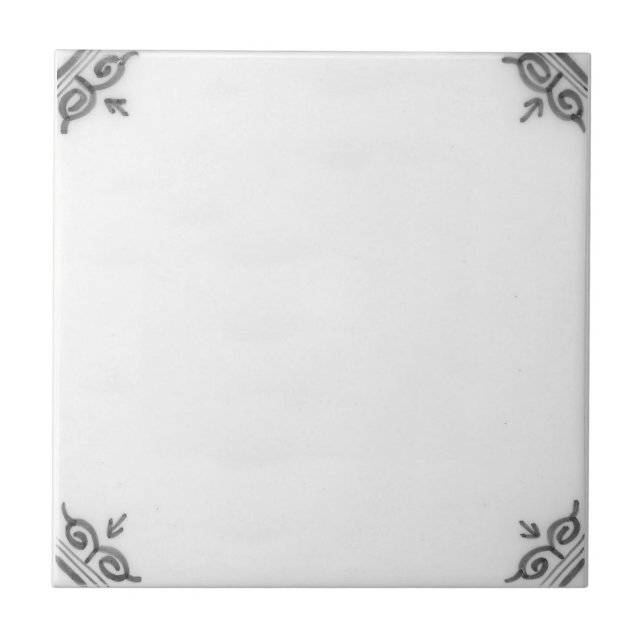 Repro Plain Delft Tile to customize (Front)