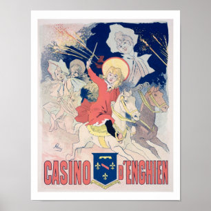 Reproduction d'une affiche annonçant le 'Casino d