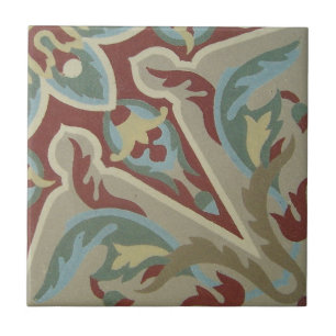 Reproduction Encaustic Cement Tile on Ceramic