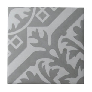 Reproduction Encaustic Cement Tile on Ceramic