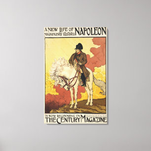 Reproduction of a poster advertising 'A New Life o Canvas Print