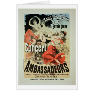 Reproduction of a poster advertising an 'Ambassado