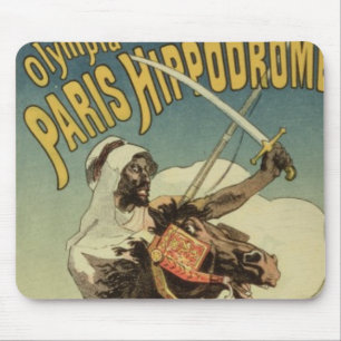 Reproduction of a poster advertising an 'Exhibitio Mouse Pad