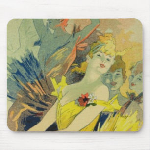 Reproduction of a poster advertising 'Back-Stage a Mouse Pad