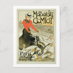 Reproduction of a Poster Advertising Comiot Motorc Postcard