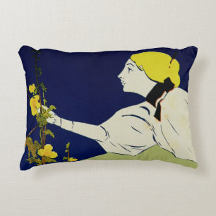 Reproduction of a poster advertising 'Lippincott's Decorative Pillow