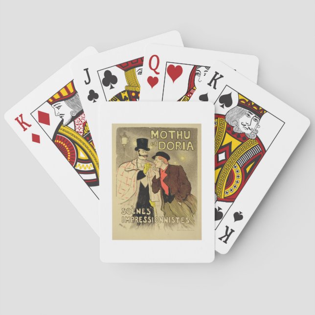 Reproduction of a poster advertising 'Mothu and Do Playing Cards (Back)