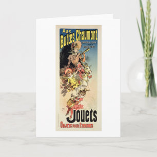 Reproduction of a poster advertising 'New Year Gif Holiday Card
