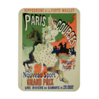 Reproduction of a poster advertising 'Paris Course