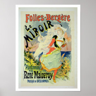 Reproduction of a poster advertising 'The Mirror',
