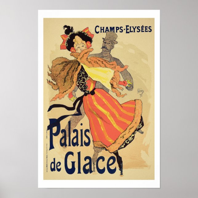 Reproduction of a poster advertising the 'Palais d (Front)
