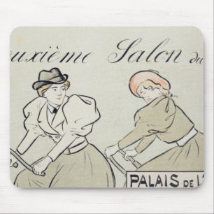 Reproduction of a poster advertising the 'Salon du Mouse Pad