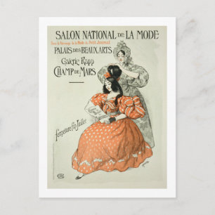 Reproduction of a poster advertising the 'Salon Na Postcard