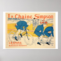 Reproduction of a poster advertising 'The Simpson