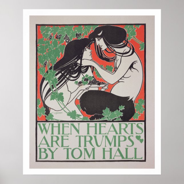 Reproduction of a poster advertising 'When Hearts (Front)