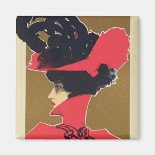 Reproduction of a poster advertising 'Zlata Praha' Magnet