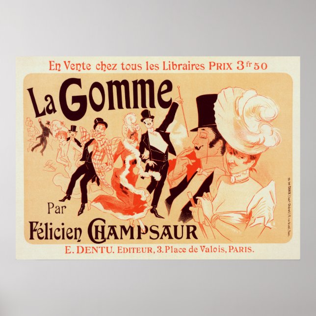 Reproduction Vintage French poster (Front)