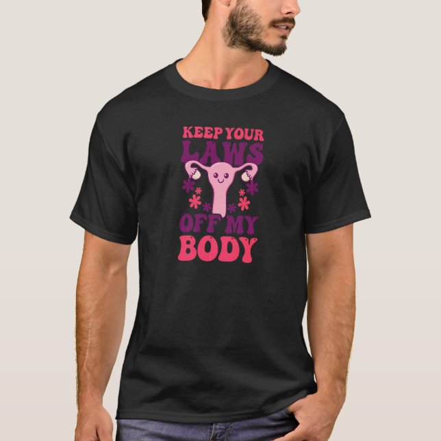 Reproductive Are Human Rights Roe V Wade Pro Choic T-Shirt (Front)