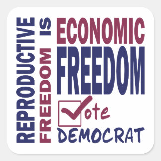 Reproductive Freedom Square Sticker