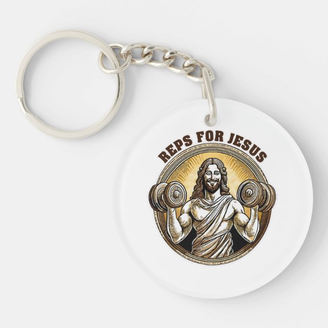 Reps for Jesus Keychain (Front)