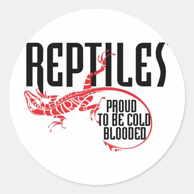 REPSHRT2 CLASSIC ROUND STICKER (Front)