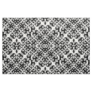 Repsycle Black White Geometric Pattern Fabric